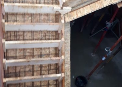 Einschalung Treppe durch die Firma Haki-Bau aus Wolfsburg